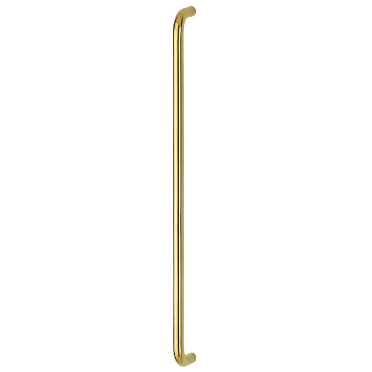 Arrone 19mmØ D Bolt Through Fixing Pull Handle 600mm - PVD Brass