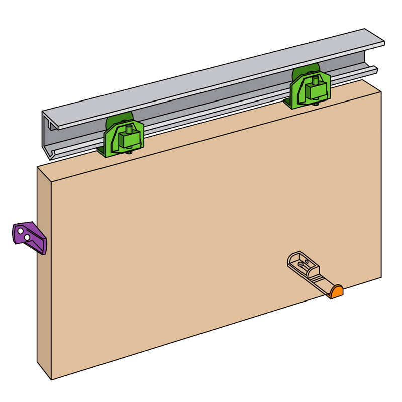 HENDERSON Senator Single Track Sliding Door Gear