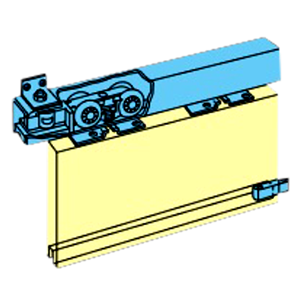 HENDERSON Husky Folding Track Sliding Door Gear (Fitting Only)