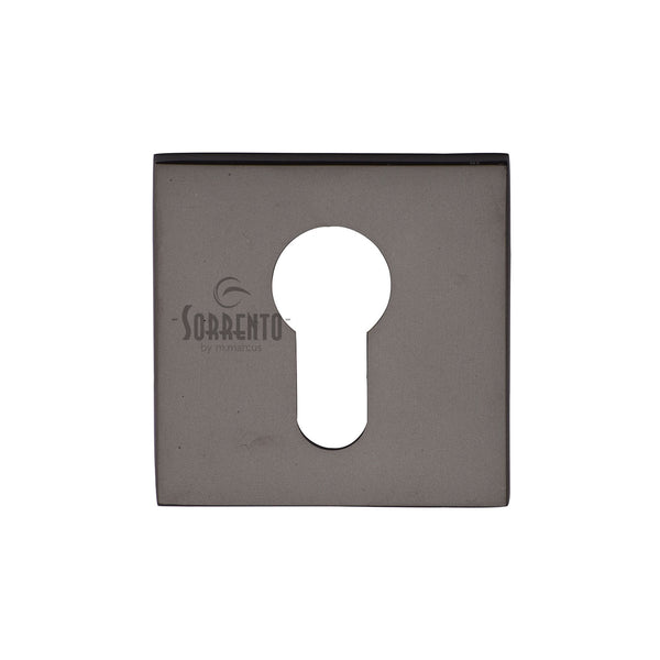 Euro Profile Keyhole Escutcheon Square - 5M-4049-Q