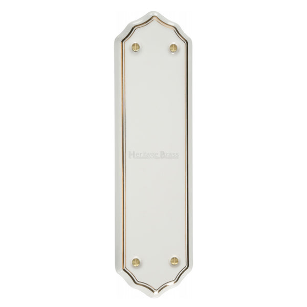 Shaped Fingerplate Gold Line