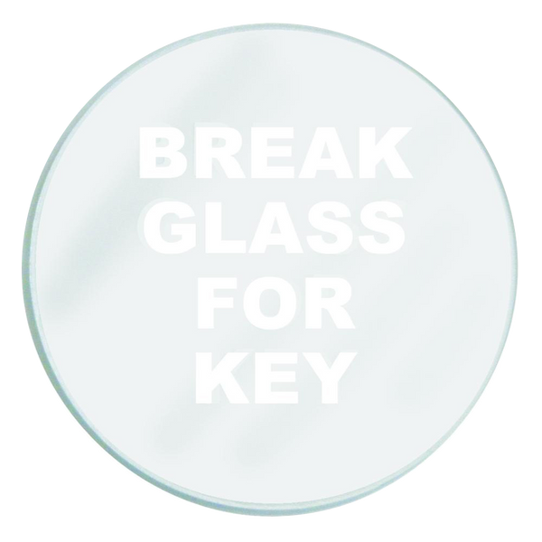 GLENDENNING Spare Glass To Suit Emergency Key Box