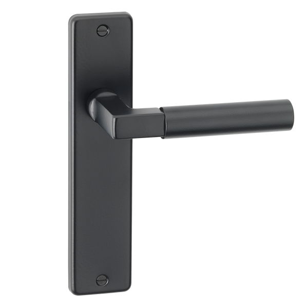 ASEC URBAN San Diego Lever on Plate Latch Door Furniture Ebony