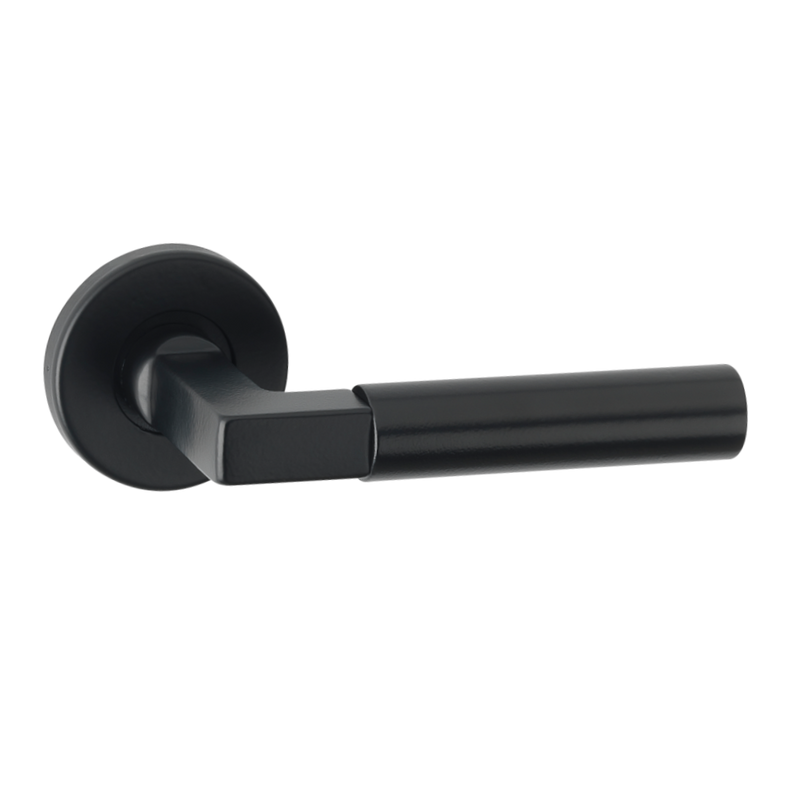 ASEC URBAN San Diego Lever On Round Rose Door Furniture Ebony