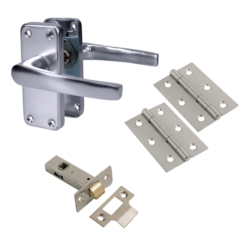 ASEC Stafford Latch Pack C/W Latch & Hinges