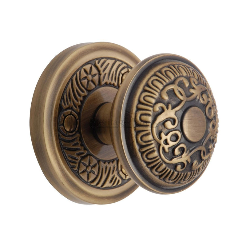 Aydon Door Knob on Rose