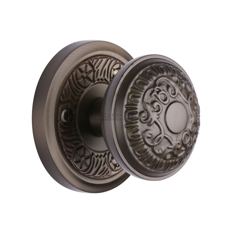 Aydon Door Knob on Rose