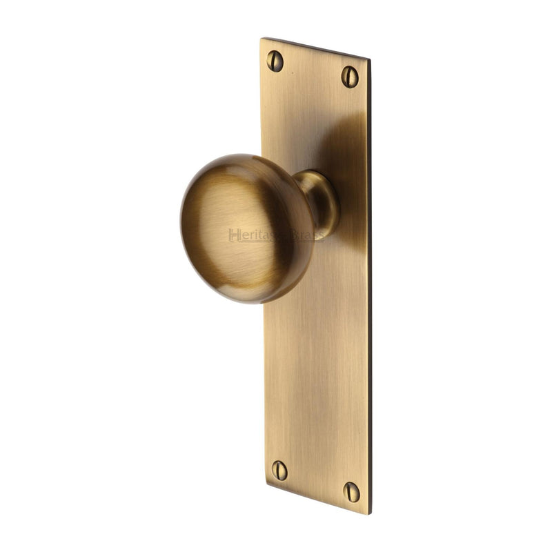 Balmoral Door Knob on Plate