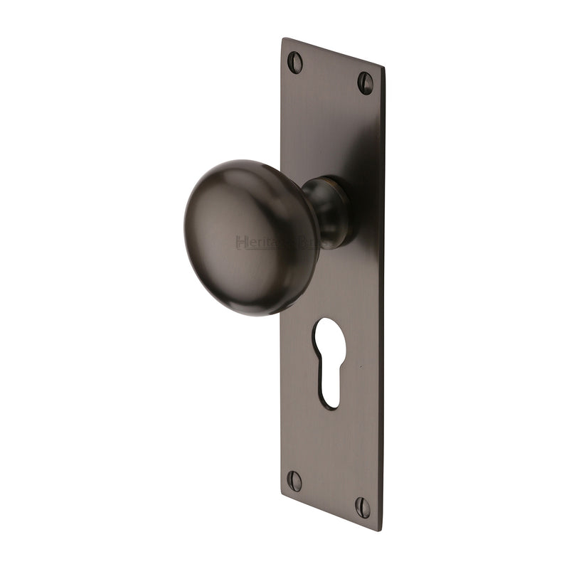 Balmoral Door Knob on Plate