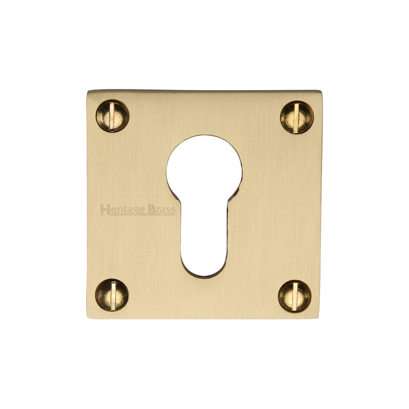 Euro Profile Cylinder Escutcheon Square  - BAU1558