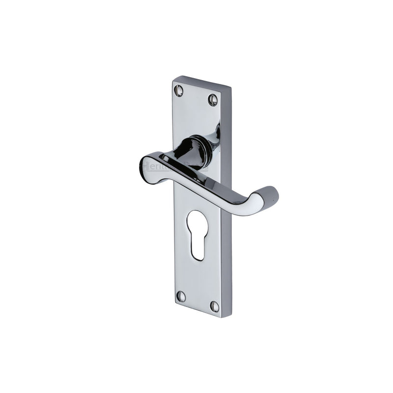 Builders' Range Door Handle on Plate