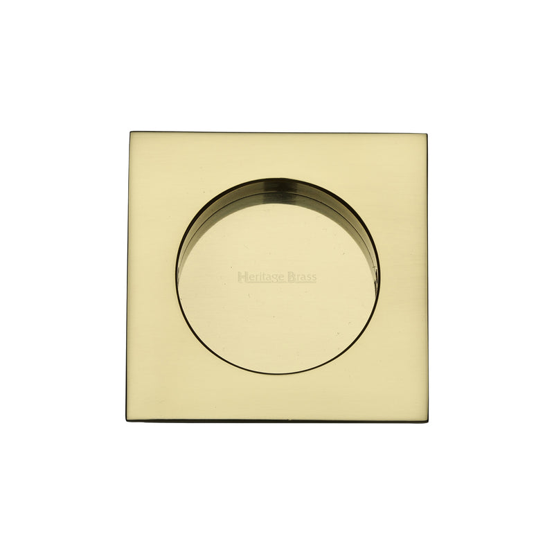 Heritage Brass Square Flush Pull - C1860