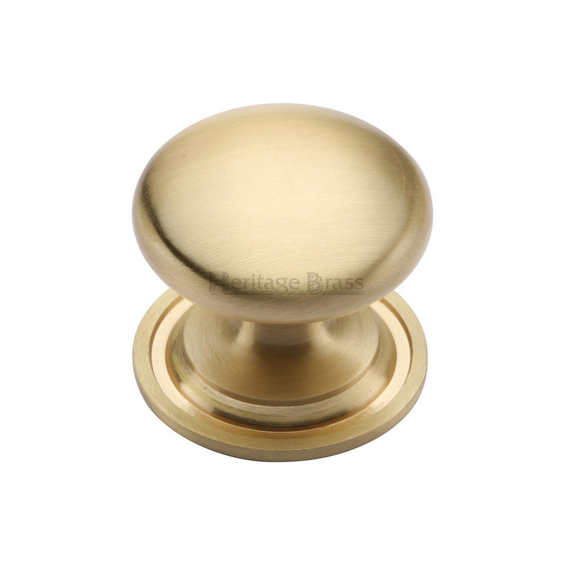 Victorian Round Cabinet Knob with Base