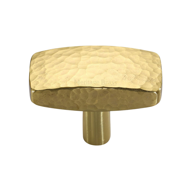 Rectangular Hammered Cabinet Knob