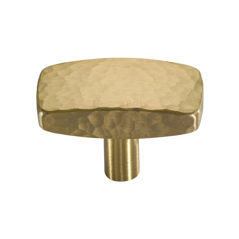 Rectangular Hammered Cabinet Knob