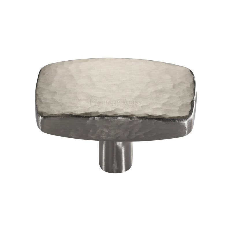 Rectangular Hammered Cabinet Knob