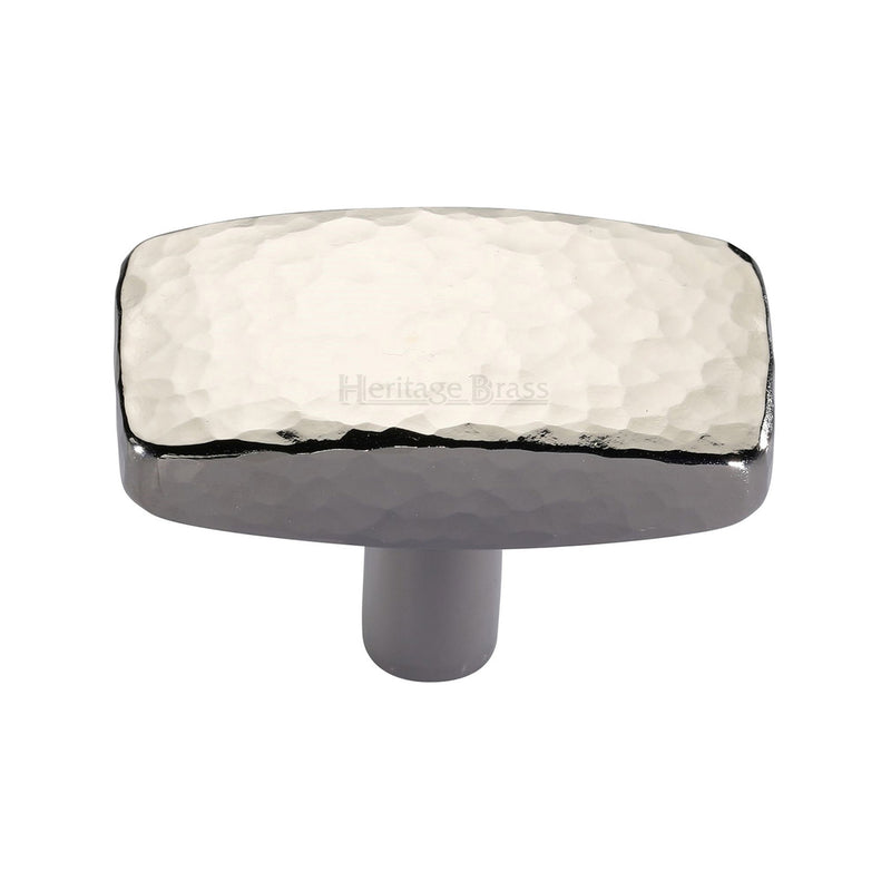 Rectangular Hammered Cabinet Knob