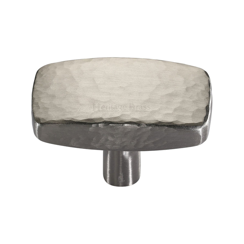 Rectangular Hammered Cabinet Knob