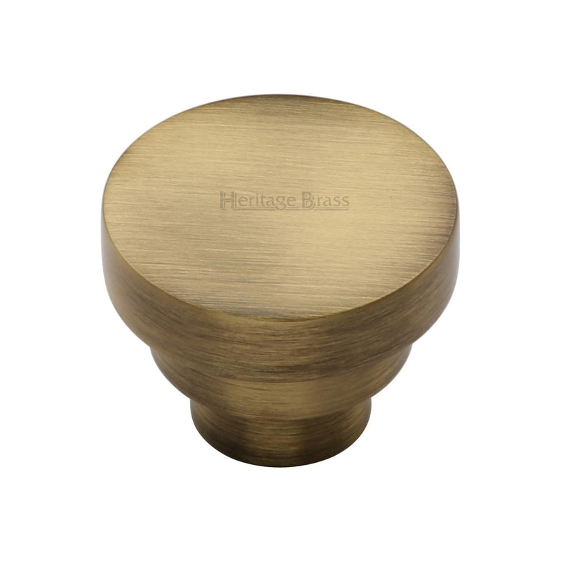 Round Stepped Cabinet Knob