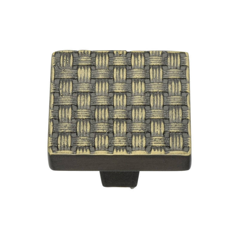 Square Weave Cabinet Knob