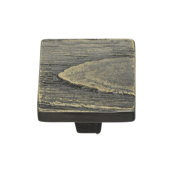 Square Pine Cabinet Knob