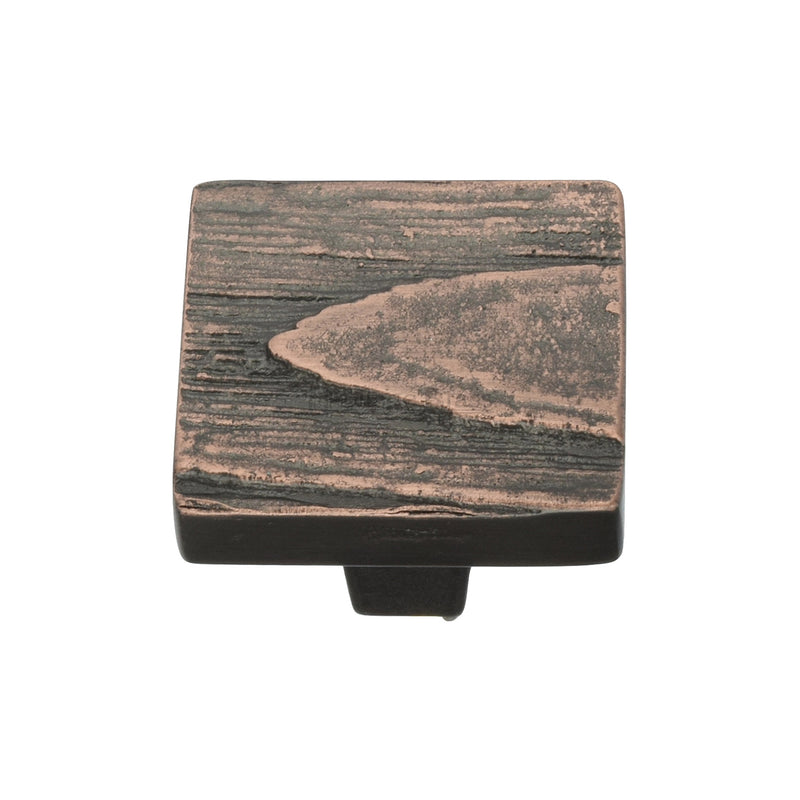 Square Pine Cabinet Knob