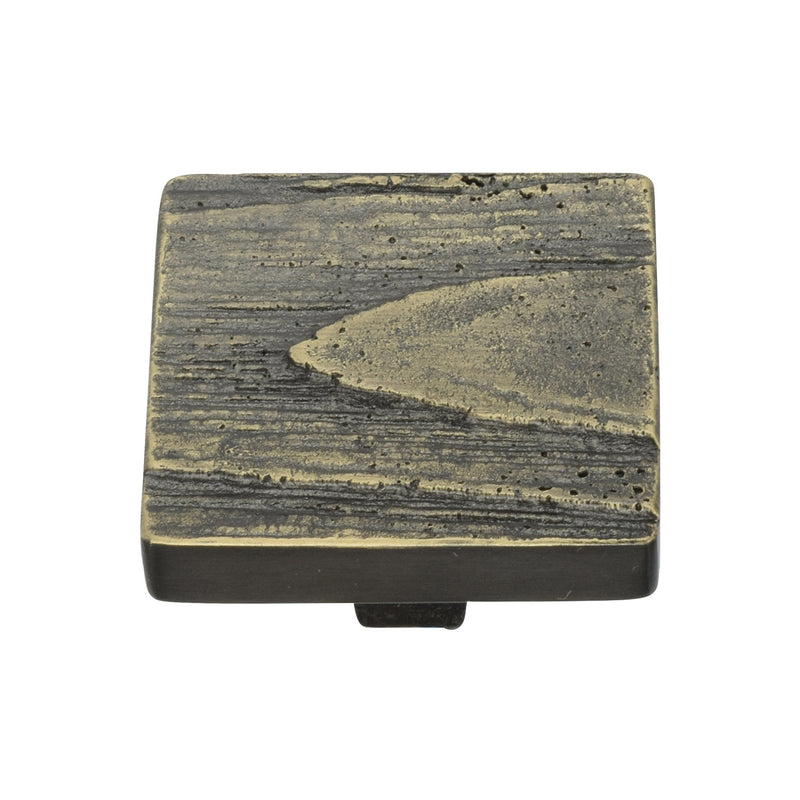 Square Pine Cabinet Knob