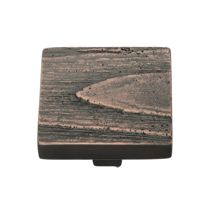 Square Pine Cabinet Knob