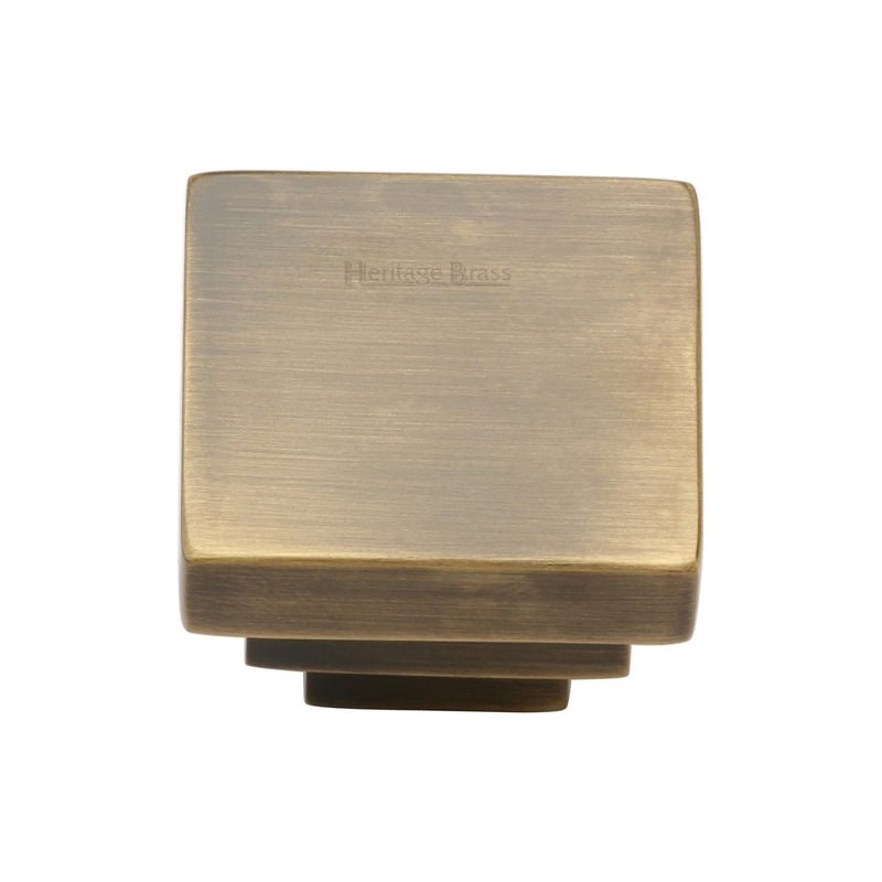 Square Stepped Cabinet Knob