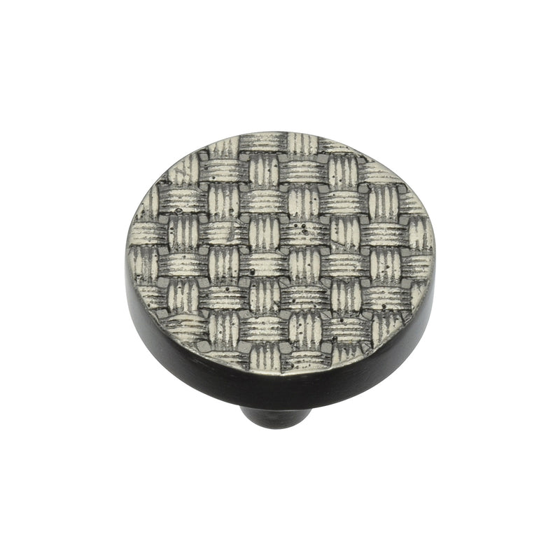 Round Weave Cabinet Knob