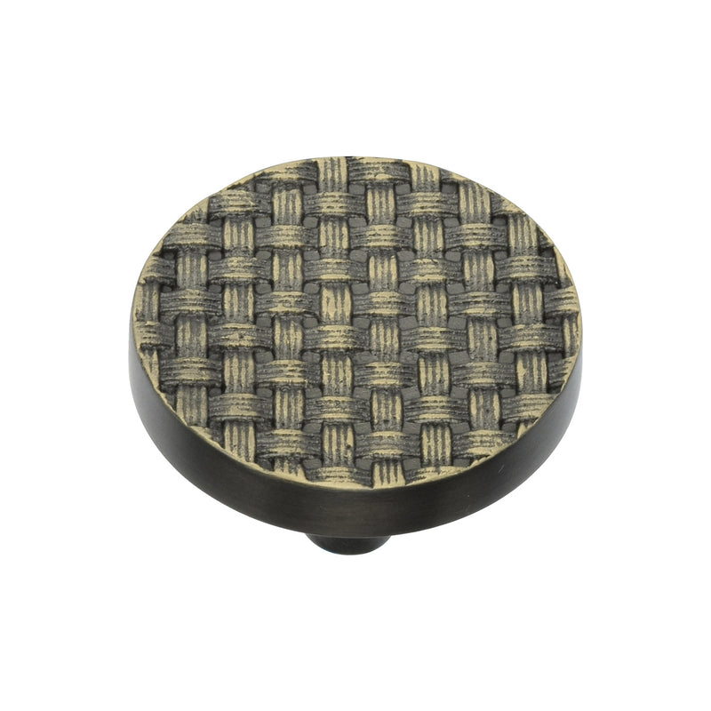 Round Weave Cabinet Knob