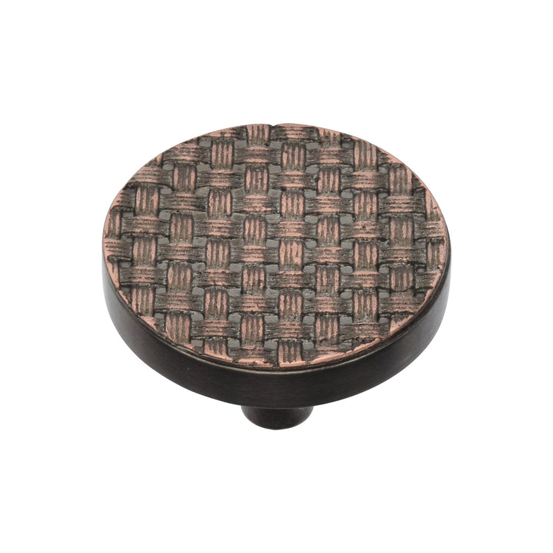 Round Weave Cabinet Knob