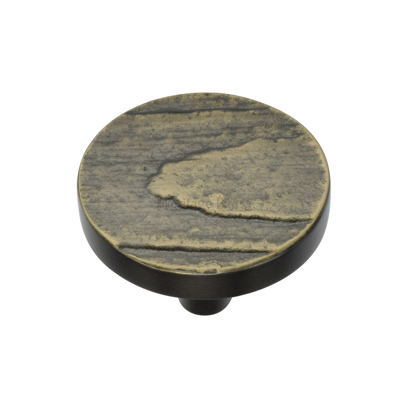 Round Pine Cabinet Knob