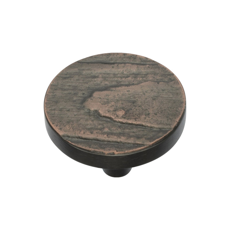 Round Pine Cabinet Knob