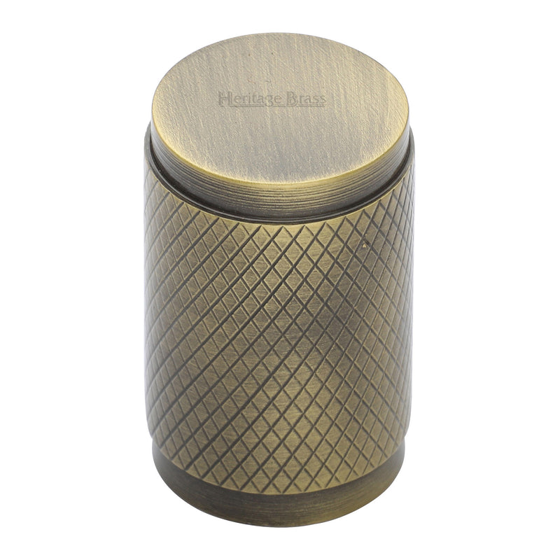 Cylindric Knurled Cabinet Knob