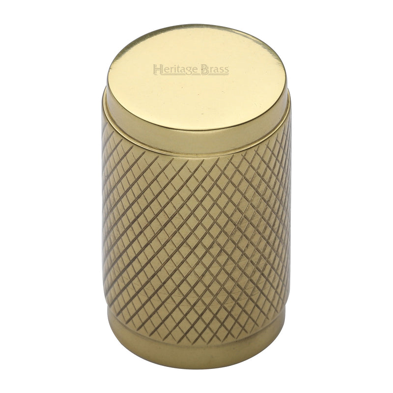 Cylindric Knurled Cabinet Knob