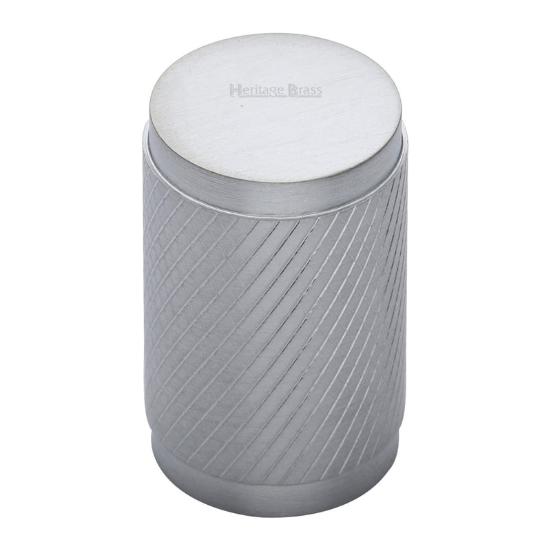 Cylindric Knurled Cabinet Knob