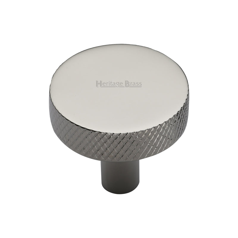 Knurled Disc Cabinet Knob