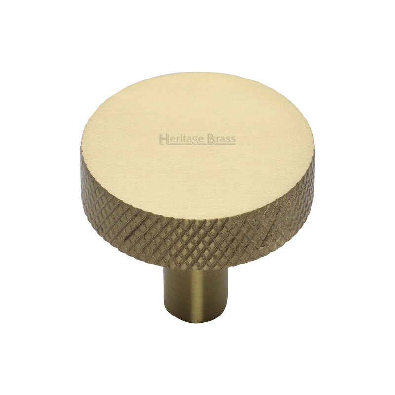 Knurled Disc Cabinet Knob