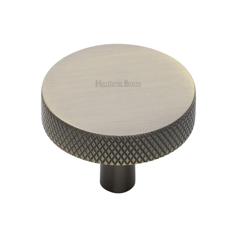 Knurled Disc Cabinet Knob