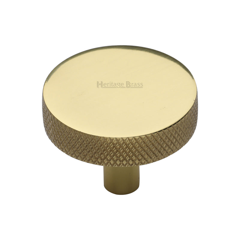 Knurled Disc Cabinet Knob