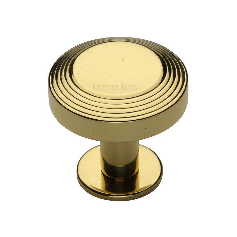 Ridge Cabinet Knob with Rose