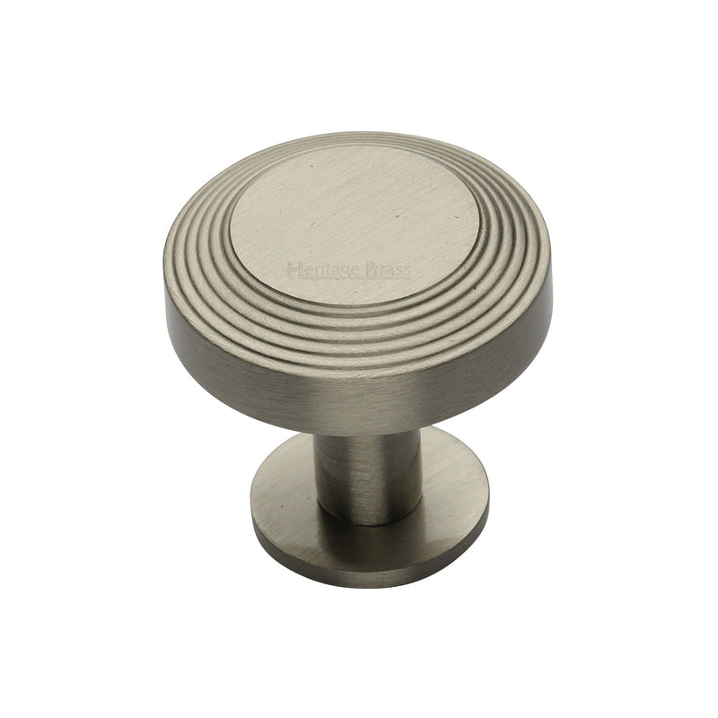 Ridge Cabinet Knob with Rose