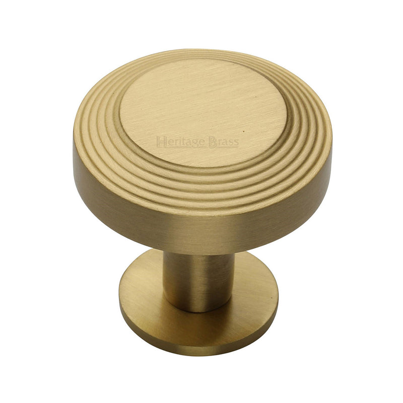 Ridge Cabinet Knob with Rose