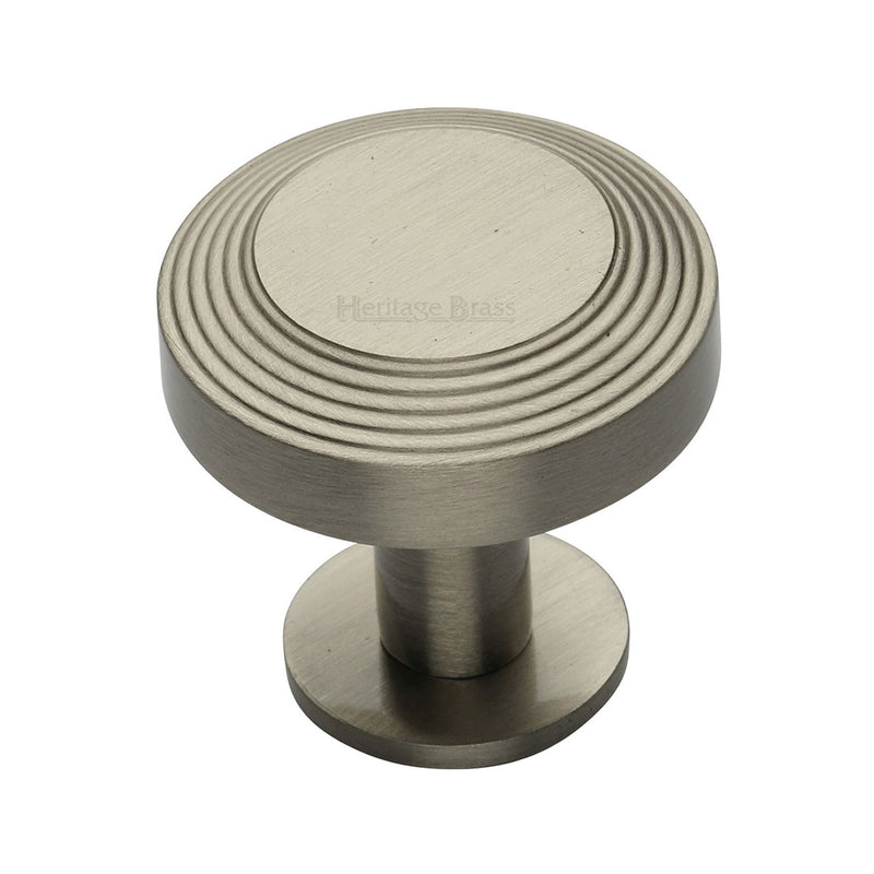 Ridge Cabinet Knob with Rose