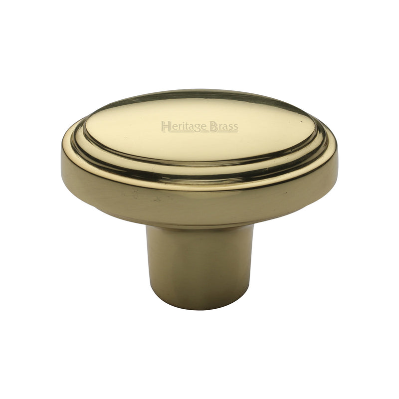 Stepped Oval Cabinet Knob