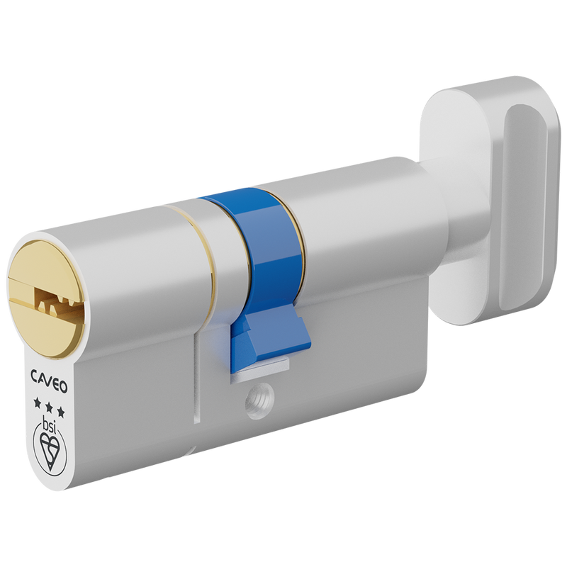 CAVEO TS007 3* Key & Turn Euro Dimple Cylinder