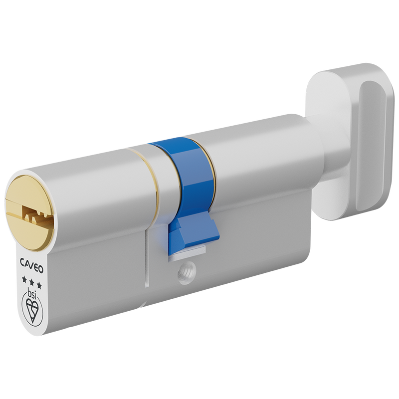 CAVEO TS007 3* Key & Turn Euro Dimple Cylinder