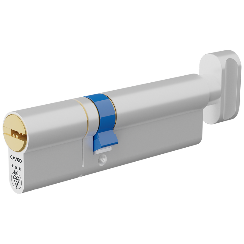 CAVEO TS007 3* Key & Turn Euro Dimple Cylinder