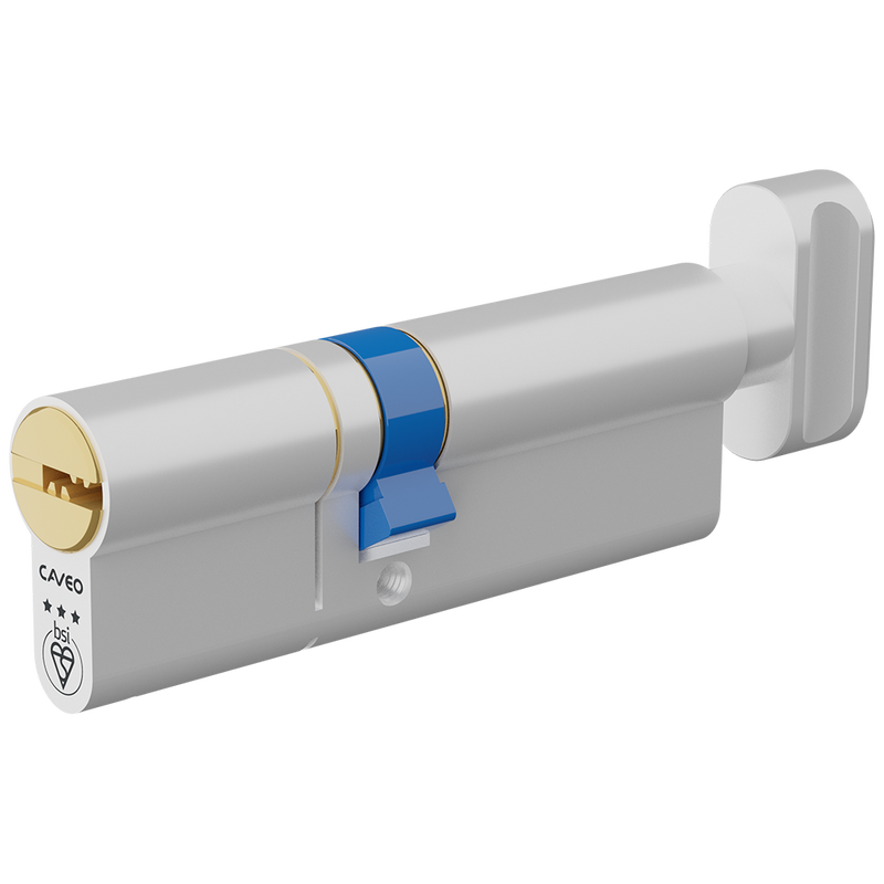 CAVEO TS007 3* Key & Turn Euro Dimple Cylinder